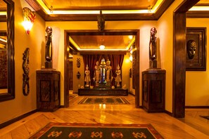 Interior entrance