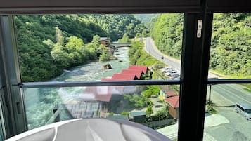 Uitzicht vanuit accommodatie