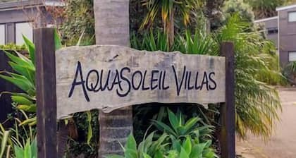 Beach views from apartment at Aqua Soleil complex with lap pool & spa.