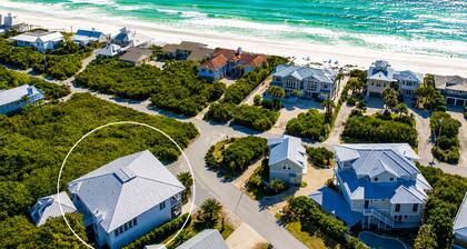 92 Reviews, 10-Star ☀️ 1 House from Gulf | Private Beach | Beach Gear | 5200 SF | 6BR ☀️ 30A