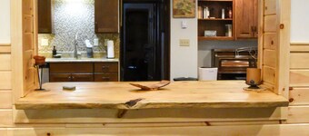 River Rock Chalet, in-law suite with private entrance, 2 bedrooms and 2 baths.