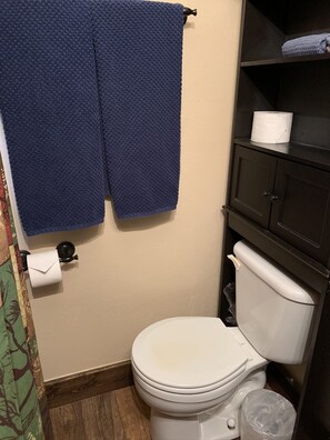 Combined shower/bathtub, hair dryer, towels, soap - Wildlife Viewing/ Spectacular/ Hot Tub/ Isolated/ Bryce Canyon -Zion Getaway (Alton)