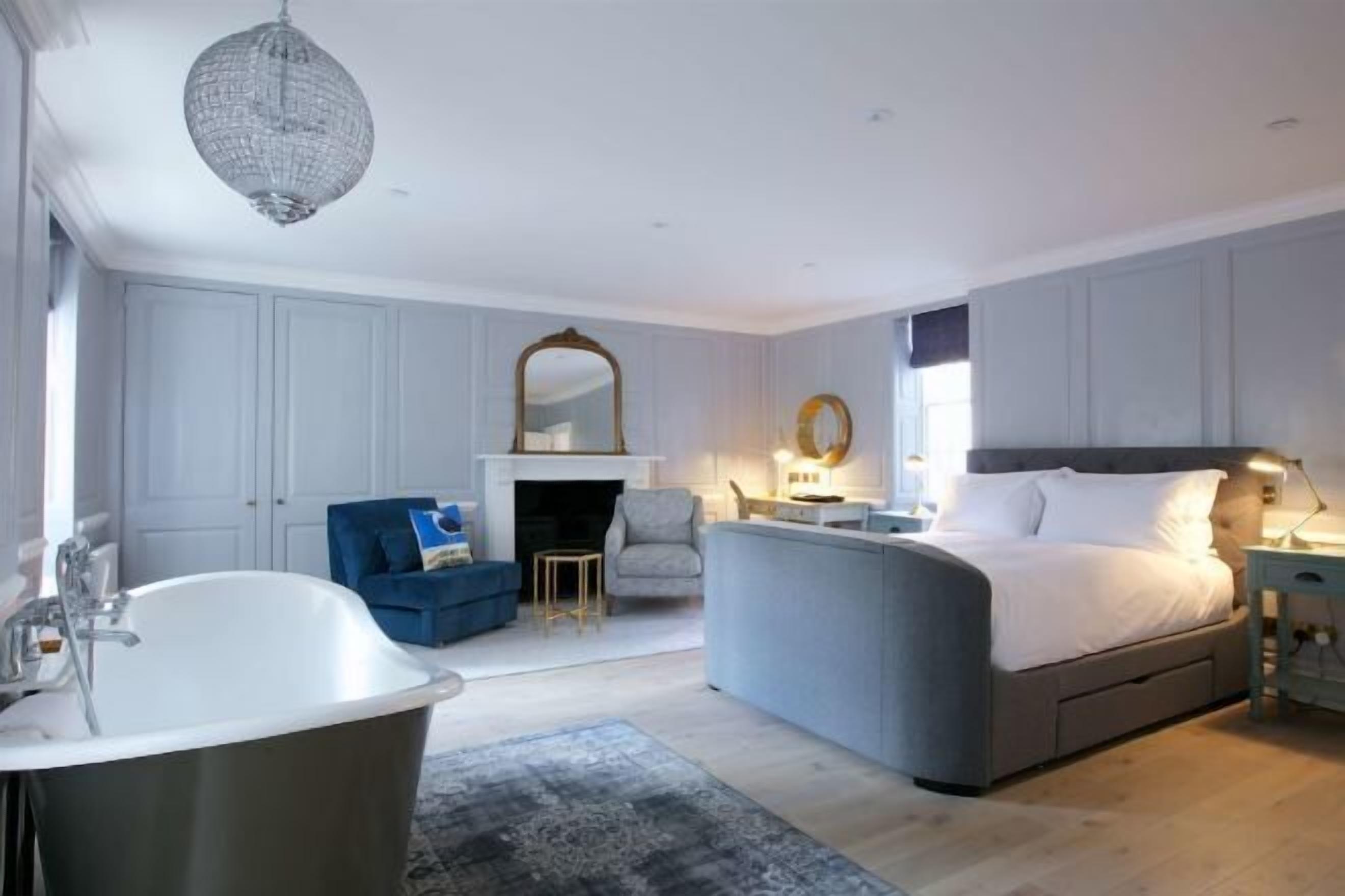 Hypo-allergenic bedding, individually decorated, individually furnished