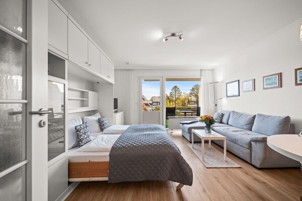1 Schlafzimmer, Reisekinderbett, WLAN, Bettwäsche