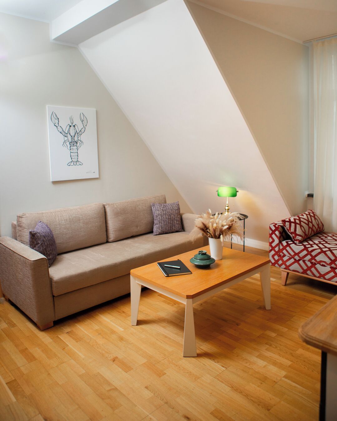 family double room, 1 king bed with sofa bed | frette italian sheets, premium bedding, minibar, individually decorated