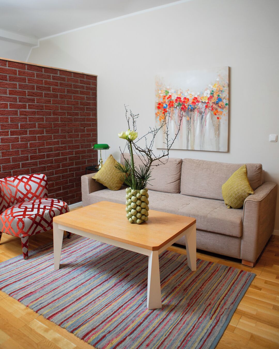 family double room, 1 king bed with sofa bed | frette italian sheets, premium bedding, minibar, individually decorated