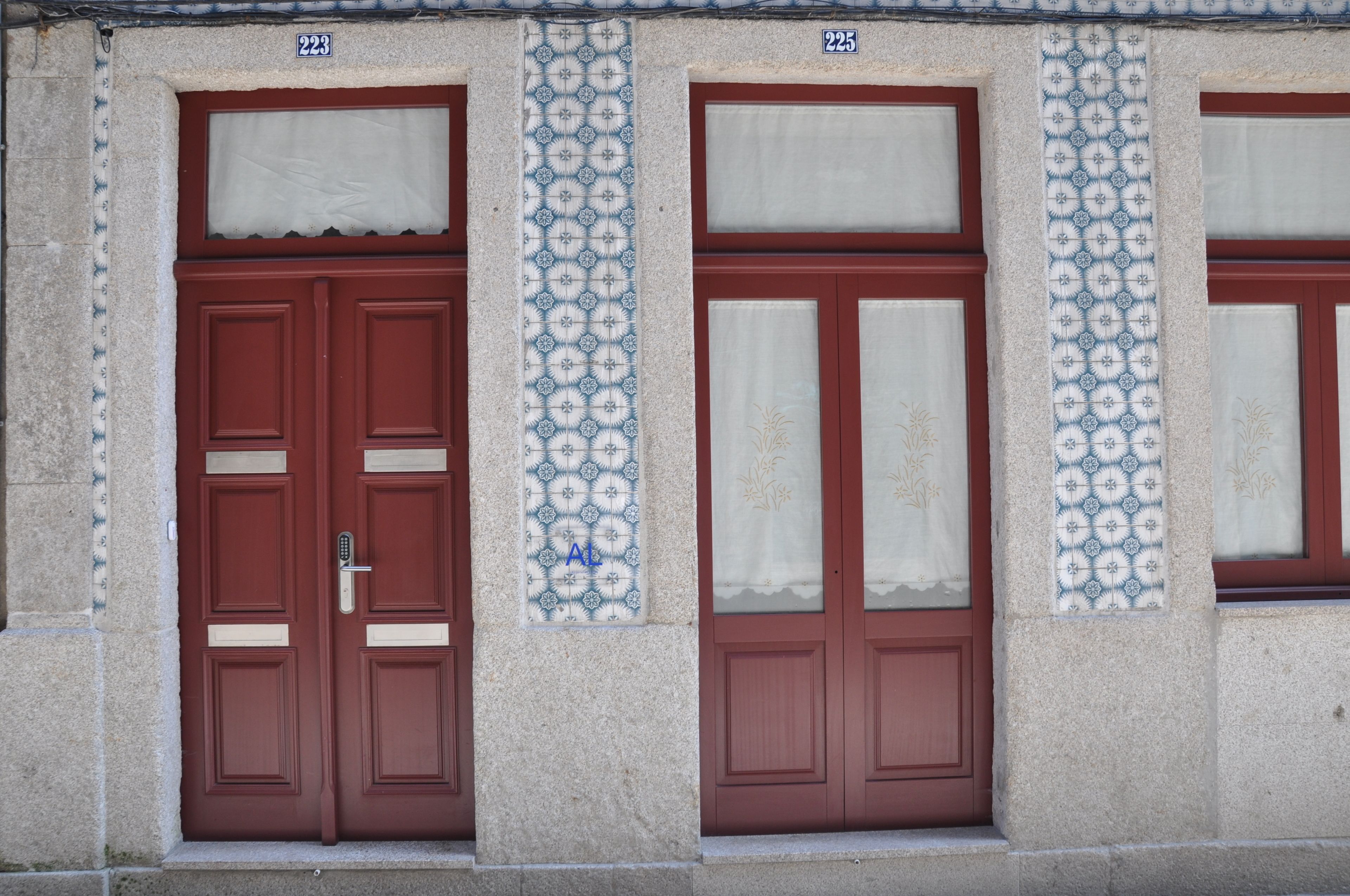 Fassade der Unterkunft