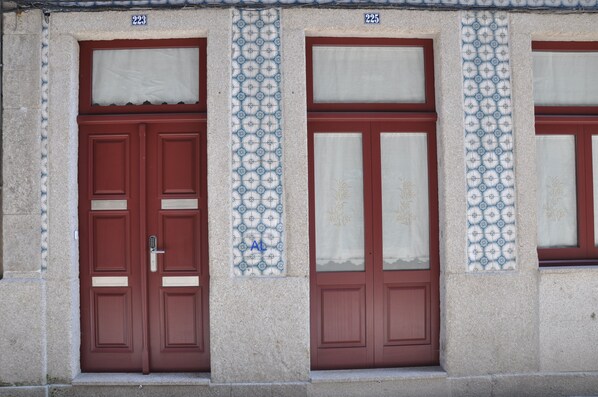 Fassade der Unterkunft