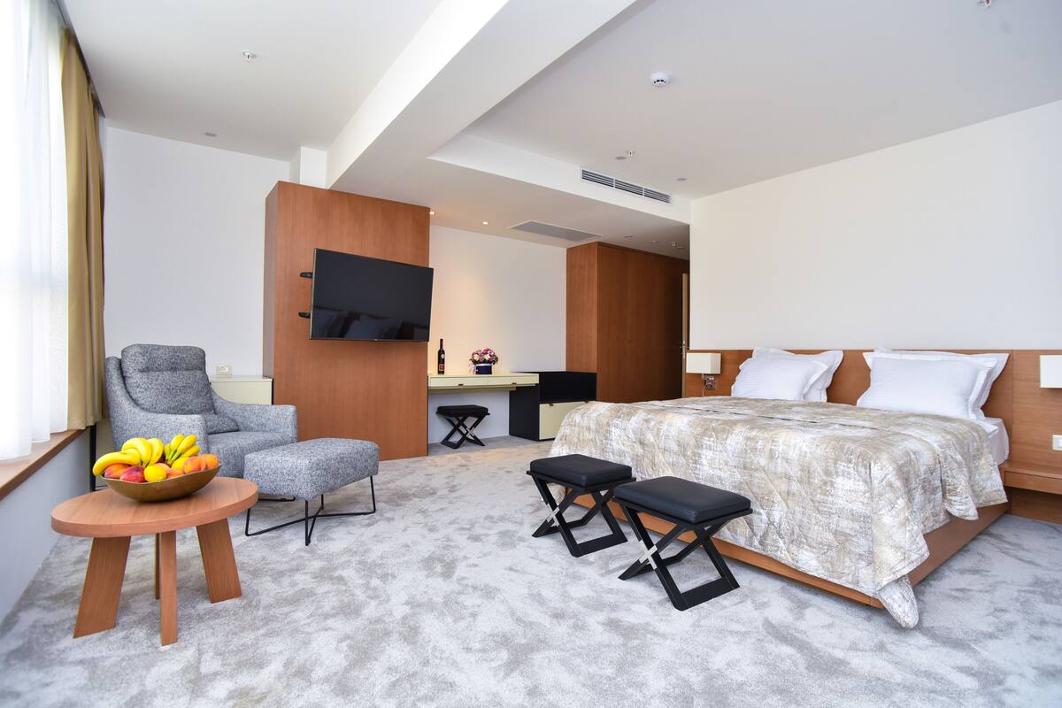 Superior Suite, 1 Queen Bed with Sofa bed, Accessible | Minibar, in-room safe, blackout drapes, soundproofing