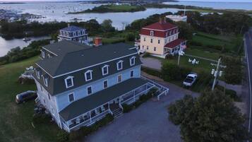 Vue depuis lâhĂ©bergement