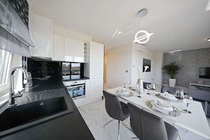 Design Two Bedroom Apartment with City View | Private kitchen