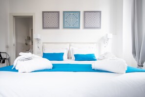 Double Room | Premium bedding, down duvets, memory-foam beds, minibar
