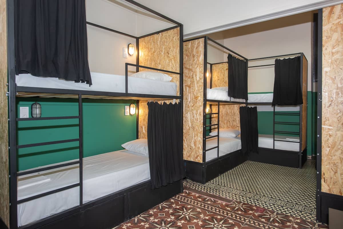 Comfort Shared Dormitory, Mixed Dorm (12 beds) | Sengetøy av topp kvalitet, blendingsgardiner og lydisolert