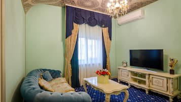 Appartamento Luxury, 1 letto king, cucina | Lenzuola Frette, biancheria da letto di alta qualità