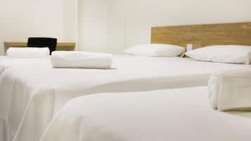 Premium bedding, pillow-top beds, minibar, desk