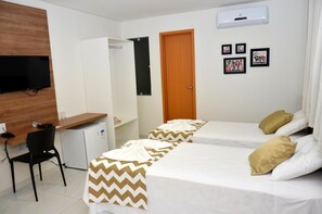 Premium bedding, pillow-top beds, minibar, desk