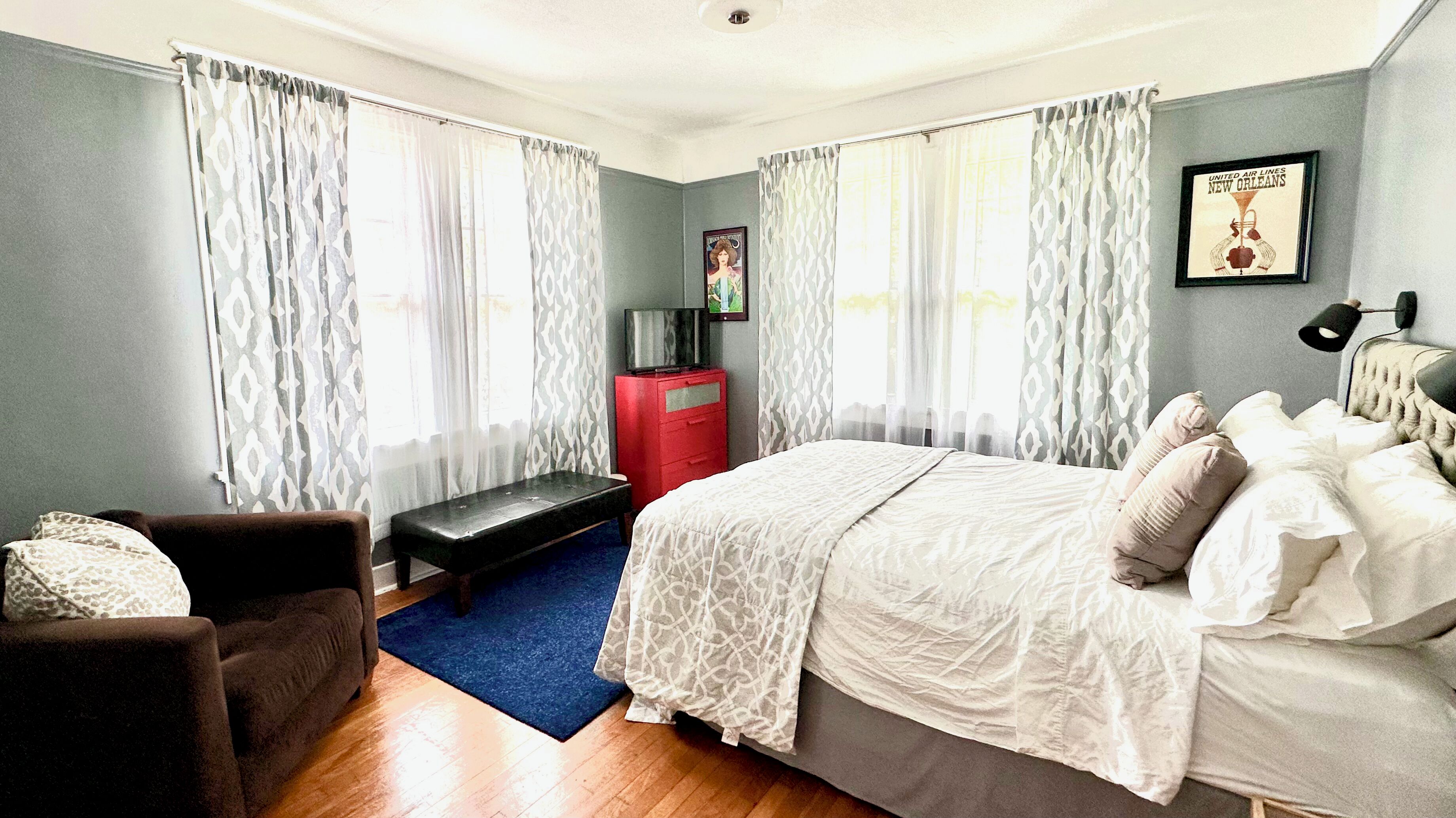 2 bedrooms, iron/ironing board, free WiFi, bed sheets