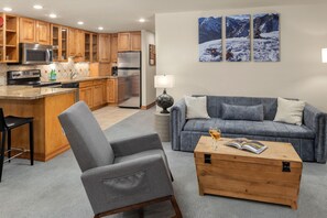 TV, fireplace, stereo - Terracehouse Condos - 63 (Snowmass Village)