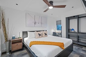 2 slaapkamers, een strijkplank/strijkijzer, reisbedje, wifi