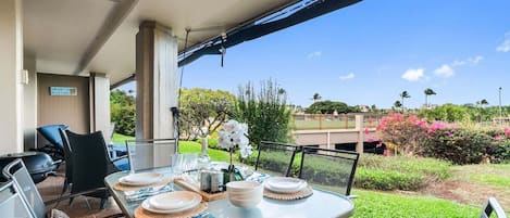 Opções para refeição ao ar livre