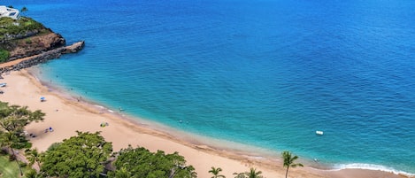 Sun-loungers, beach towels