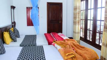 Individually decorated, individually furnished, blackout drapes