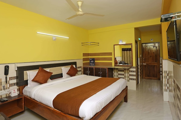 Habitación doble ejecutiva, 1 cama King size, con acceso para personas discapacitadas | 1 habitación, caja de seguridad en la habitación y insonorización