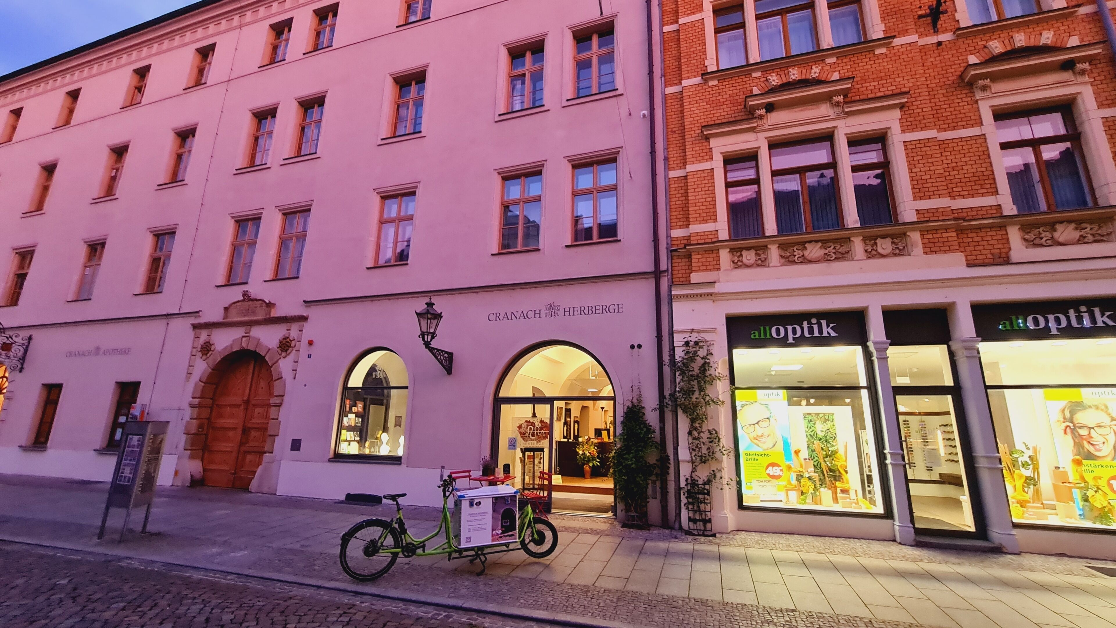 Front of property - evening/night