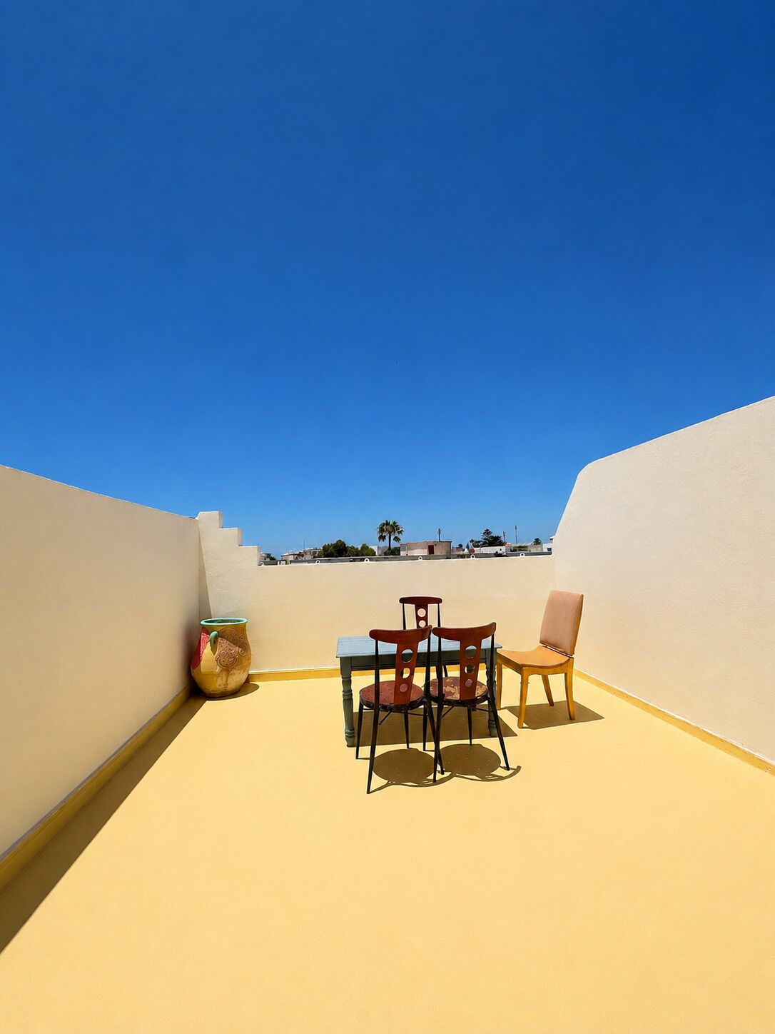 Design-yhteismajoitus, vain miehille | Terassi/patio