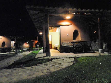Front of property - evening/night