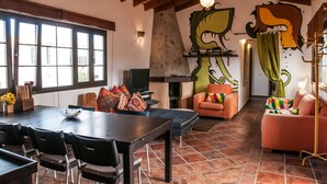 Sala de estar en el lobby