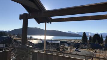 Blick von der Unterkunft