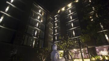 Front of property – evening/night