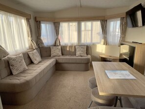 Mobile Home | Living area | LED TV, DVD player - The Leas Beach Park (Norwich)