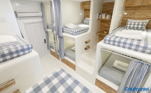 Dormitório compartilhado, somente para homens (20 beds) | Cofres nos quartos, Wi-Fi de cortesia, roupa de cama