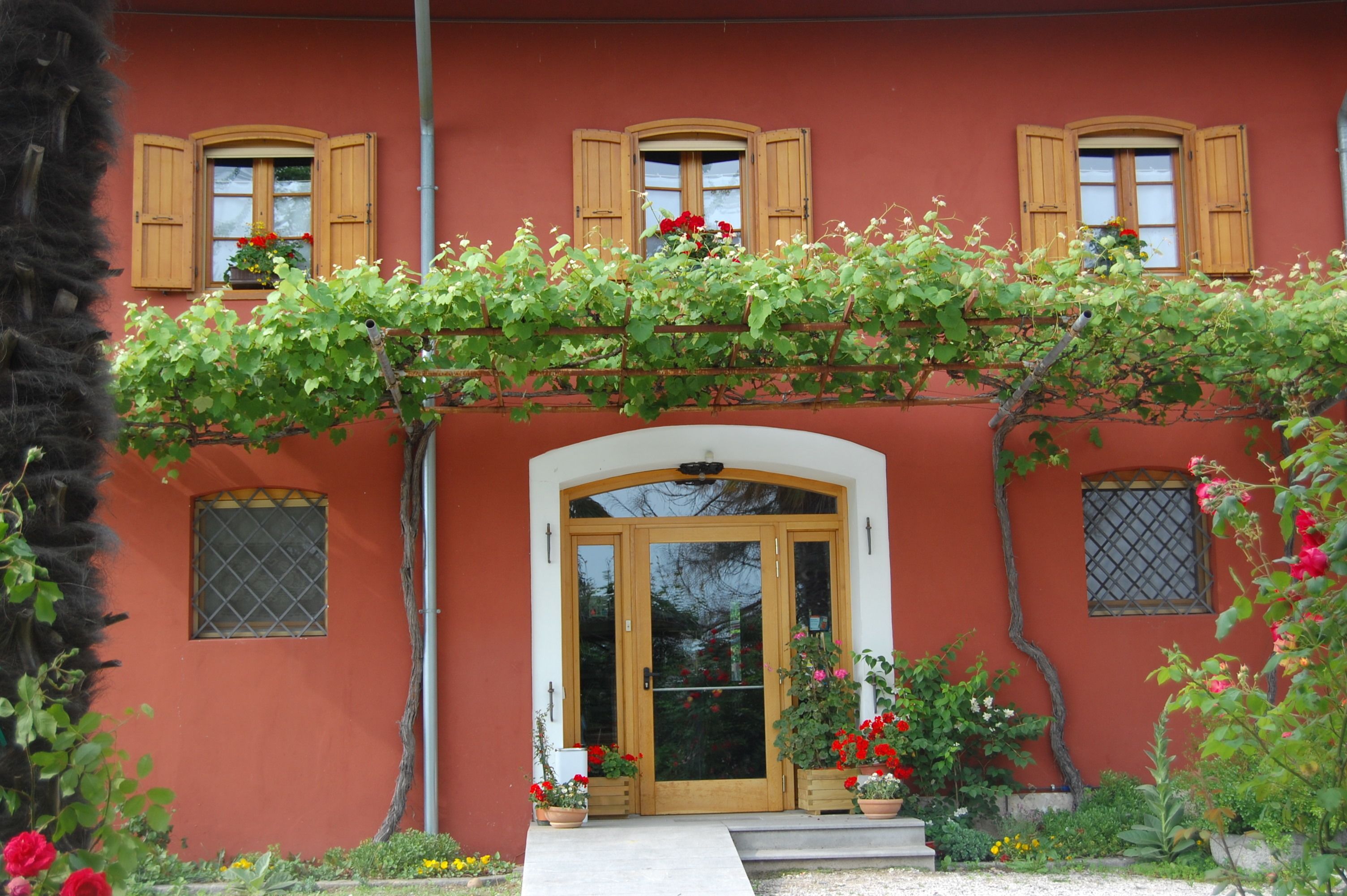Fassade der Unterkunft