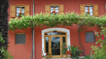 Fassade der Unterkunft