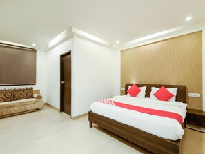 Deluxe kamer, 1 twee- of 2 eenpersoonsbedden, 1 kingsize bed | Gratis wifi