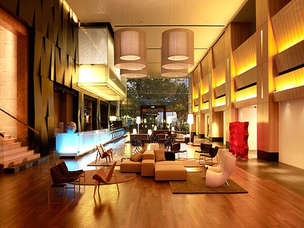Sala de estar en el lobby