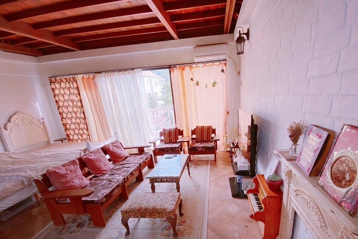 Casa de campo de diseño, 2 habitaciones, no fumadores, terraza | 2 dormitorios, ropa de cama de alta calidad, escritorio