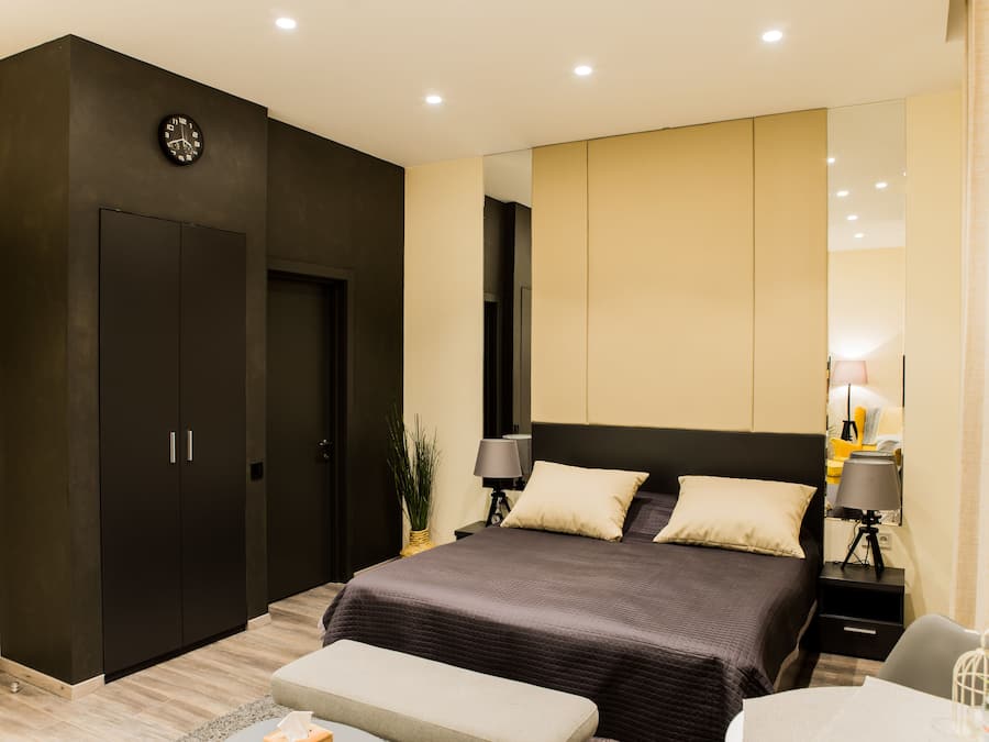 Apartamento standard, cozinha americana | Comodidades do quarto