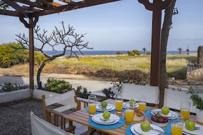 Villa, 3 chambres, vue mer | Terrasse/Patio