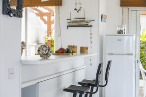 Villa, 3 Bedrooms, Sea View | Private kitchen | Fridge, microwave, oven, stovetop - Protaras Green Bay Seaview Villa (Paralimni)