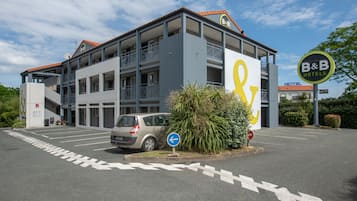 Façana frontal de l'allotjament