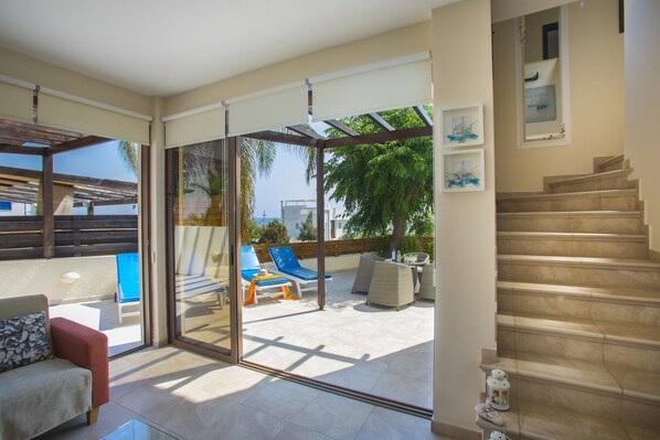 Villa, 2 Bedrooms | Living area | Flat-screen TV - Protaras Villa Nissaki (Paralimni)