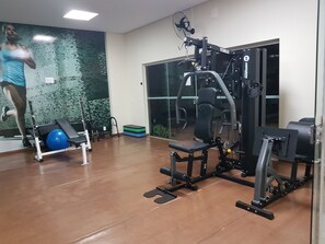Fitness facility - Charming Furnished Studio Flat (Goiania)