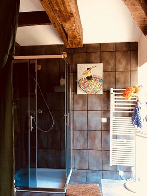 Shower, hair dryer, towels - Typical house in the heart of the Loire castles (Pocé-sur-Cisse)