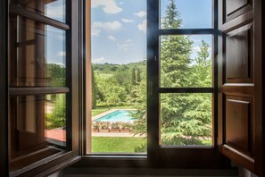 Double Room, 1 Queen Bed, Pool View | View from room - Torrebianca Tuscany (Rignano sull'Arno)