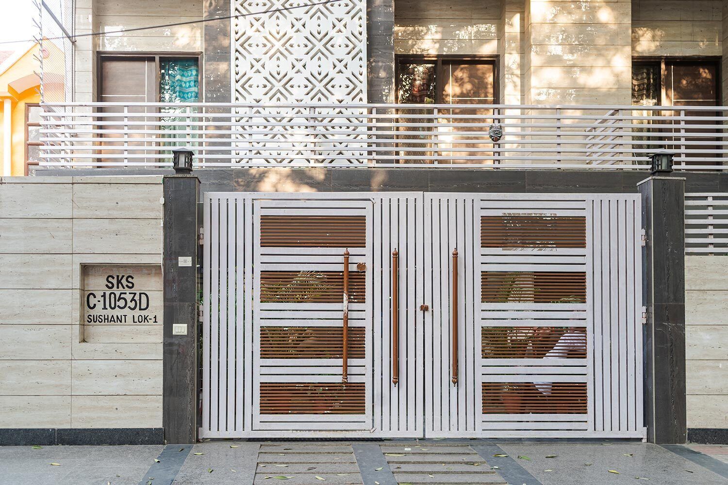 Fachada da propriedade