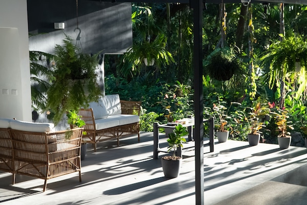 Uitzicht vanuit de kamer